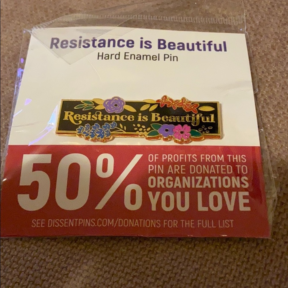 Dissent Pins “Resistance is Beautiful” Pin